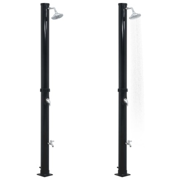 Duș solar, negru, 220 cm, 20 L - Img 3