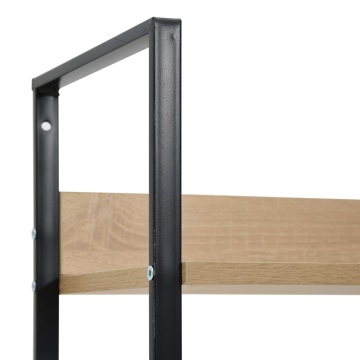 Etajeră cărți 5 rafturi, stejar 60x27,6x158,5 cm lemn prelucrat - Img 7