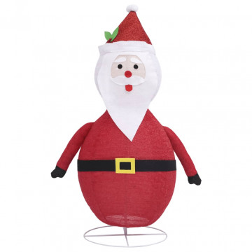 Figurină Moș Crăciun decorativă Crăciun LED țesătură lux 120 cm - Img 8