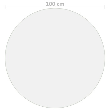 Folie de protecție masă, mat, Ø 100 cm, PVC, 2 mm - Img 5