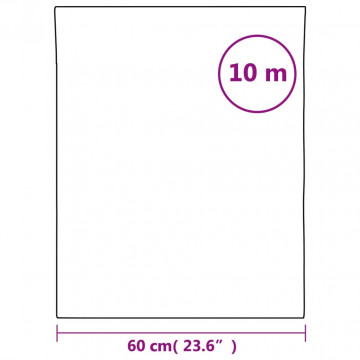 Folie pentru fereastră statică, negru mat, 60x1000 cm, PVC - Img 6