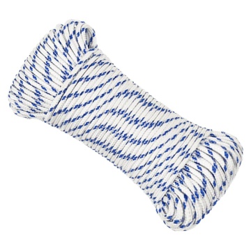 Frânghie de barcă, alb, 3 mm, 50 m, polipropilenă - Img 2