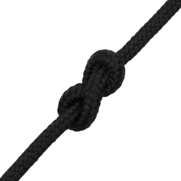 Frânghie de barcă, negru complet, 10 mm, 100 m, polipropilenă - Img 6