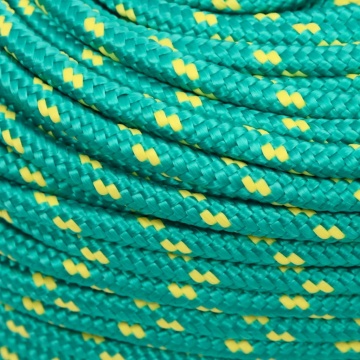 Frânghie de barcă, verde, 8 mm, 100 m, polipropilenă - Img 4