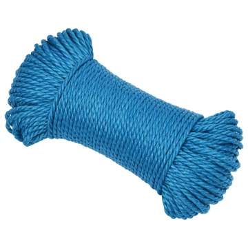 Frânghie de lucru, albastru, 3 mm, 50 m, polipropilenă - Img 2