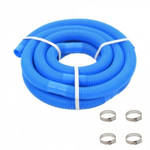 Furtun de piscină cu cleme, albastru, 38 mm, 6 m - Img 1