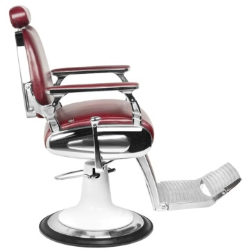 Gabbiano fotoliu frizer stil moto burgundy - Img 2