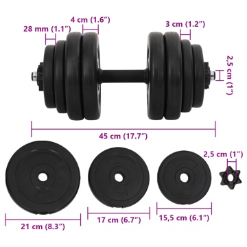 Gantere, 2x15 kg - Img 5