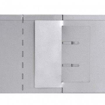 Gard de gazon, 10 buc., 100 x 20 cm, oțel galvanizat - Img 5