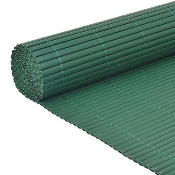 Gard de grădină cu două fețe, verde, 90 x 300 cm, PVC - Img 4