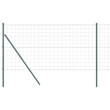 Gard Euro Set de 2 Verde Metal cu acoperire din PVC 25 x 1.2 m - Img 2