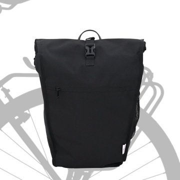 Geantă pentru bicicletă pentru suport de bicicletă 20L Neagră 34x16x59 cm - Img 1