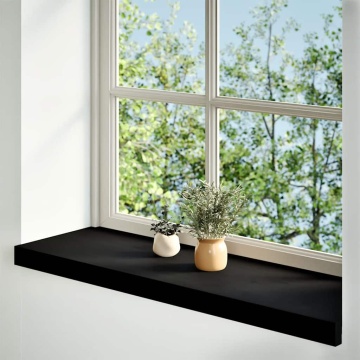 Glafuri 2 buc maro închis 70x25x2 cm lemn masiv de stejar - Img 2
