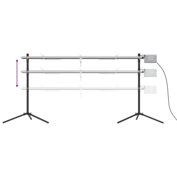 Grill automat cu motor, 150x46,5x82,5 cm, oțel inoxidabil - Img 4