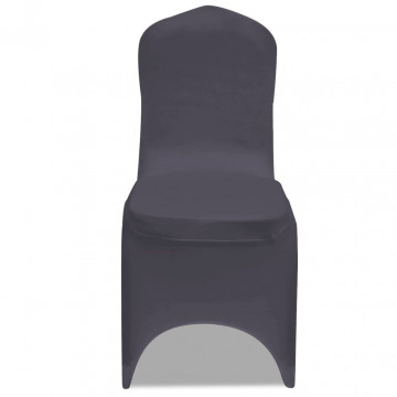 Husă de scaun elastică, 4 buc., antracit - Img 3