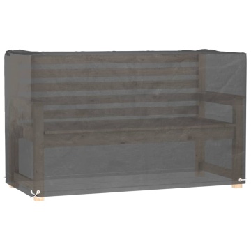 Husă mobilier de grădină, 8 ocheți 125x55x75 cm dreptunghiulară - Img 2