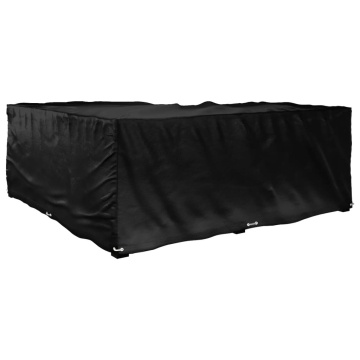 Husă mobilier de grădină în formă de L 16 ocheți, 215x215x70 cm - Img 8