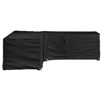 Husă mobilier de grădină în formă de L 16 ocheți, 250x250x70 cm - Img 2