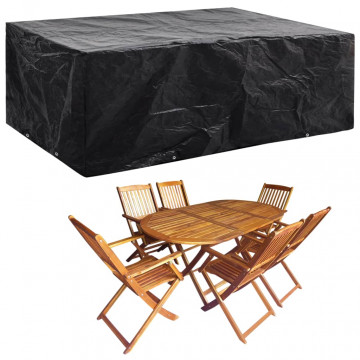 Husă mobilier grădină, 8 ocheți, 242 x 162 x 100 cm - Img 1
