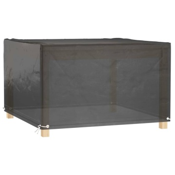 Husă pentru mobilier de grădină, 8 ocheți, 125x125x75 cm pătrat - Img 2