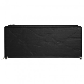 Husă pentru mobilier de grădină, 8 ocheți, 180x122x75 cm pătrat - Img 3