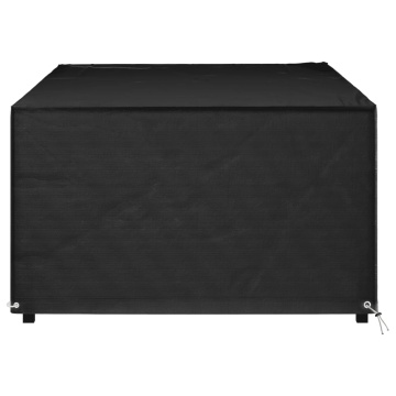 Husă pentru mobilier grădină, 12 ocheți, 213x132x75 cm pătrat - Img 8