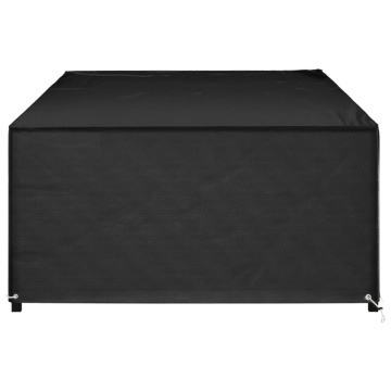 Husă pentru mobilier grădină, 12 ocheți, 315x160x75 cm, pătrat - Img 8