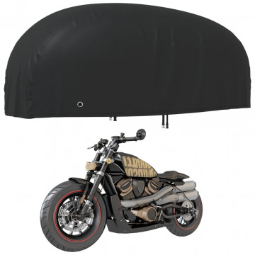 Husă pentru motocicletă, negru, 295x110x140 cm, Oxford 210D - Img 2