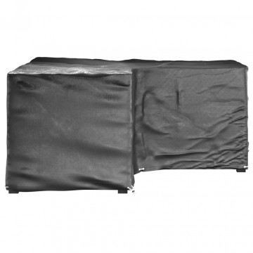 Huse mobilier de grădină în formă de L 16 ocheți, 215x215x90 cm - Img 3