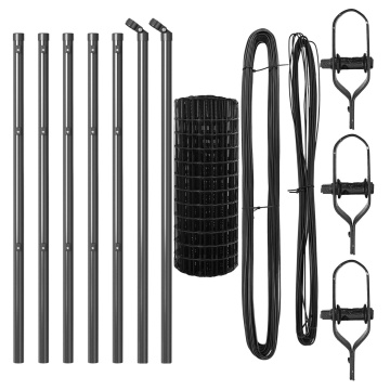 Împrejmuirea Euro Set de 2 Gri Metal 25 x 0.8 m Durabil - Img 2