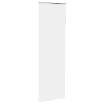 Jaluză cu role opace alb 80x230 cm lățime material 75,7 cm - Img 3
