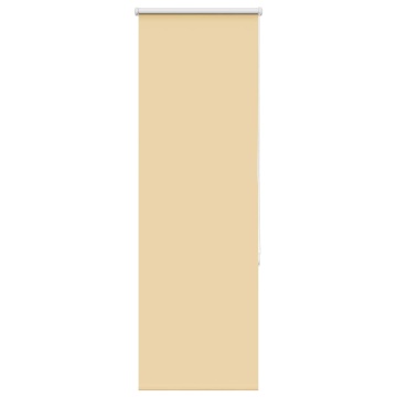Jaluză cu role opace bej 60x150 cm lățime material 55,7 cm - Img 1