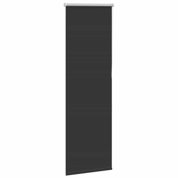 Jaluză cu role opace negru 40x175 cm lățime material 35,7 cm - Img 3