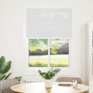 Jaluză plisată alb 85x100cm Lățime țesătură 84,4 cm poliester - Img 2