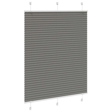 Jaluză plisată Antracit 105x100 cm Lățime țesătură 104,4 cm - Img 3