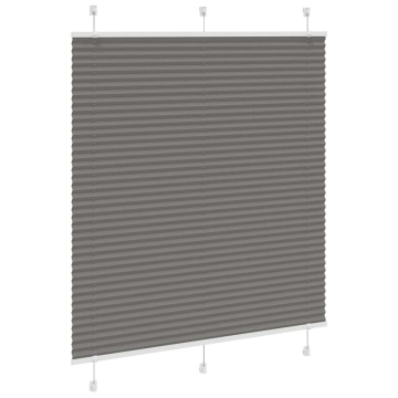 Jaluză plisată Antracit 120x150 cm Lățime țesătură 119,4 cm - Img 3