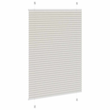Jaluză plisată gri deschis 100x100cm Lățime țesătură 99,4cm - Img 4