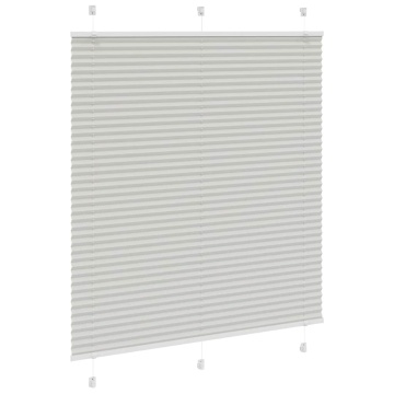 Jaluză plisată gri deschis 120x150 cm Lățime țesătură 119,4 cm - Img 3