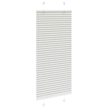 Jaluză plisată gri deschis 55x150 cm Lățime țesătură 54,4 cm - Img 3