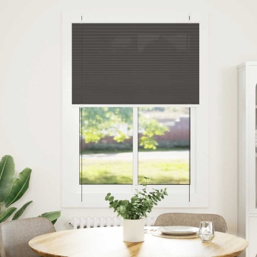 Jaluză plisată negru 85x150 cm Lățime țesătură 84,4cm poliester - Img 2