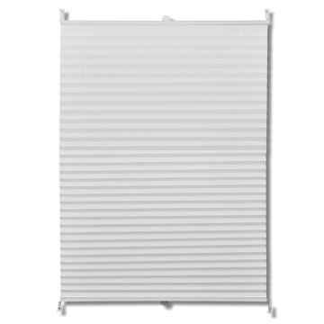 Jaluzea plisse, alb, 40x125 cm, pliuri - Img 2