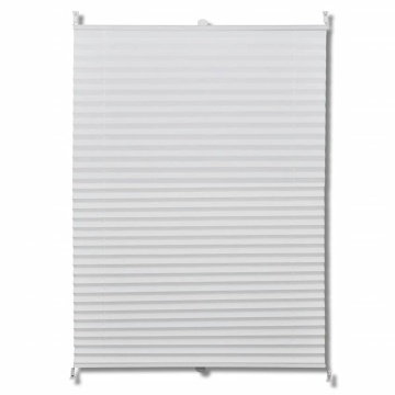 Jaluzea plisse, alb, 50x125 cm, pliuri - Img 2