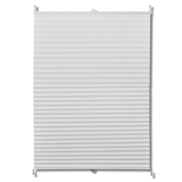 Jaluzea plisse, alb, 80x200 cm, pliuri - Img 2