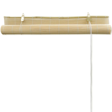 Jaluzele rulabile, 120 x 160 cm, bambus natural - Img 3