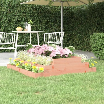 Jardinieră, 110x110x27 cm, lemn masiv douglas - Img 1