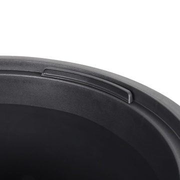 Jardinieră cu interior detașabil, antracit 18 / 45 L PP canelat - Img 6