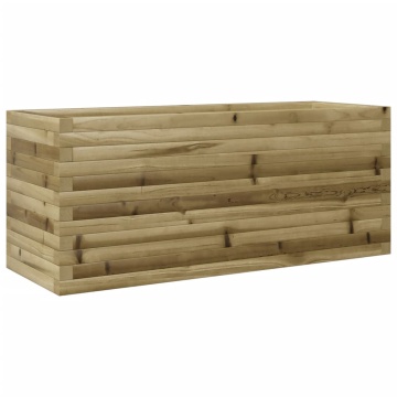 Jardinieră de grădină, 110x40x45,5 cm, lemn de pin impregnat - Img 2