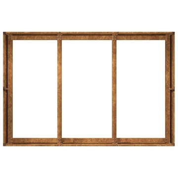 Jardinieră Rusty 120x80x40 cm Oțel pentru intemperii - Img 5