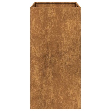 Jardinieră Rusty 40x80x80 cm Oțel pentru intemperii - Img 4