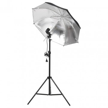 Kit lumini studio foto cu trepiede și umbrele - Img 1
